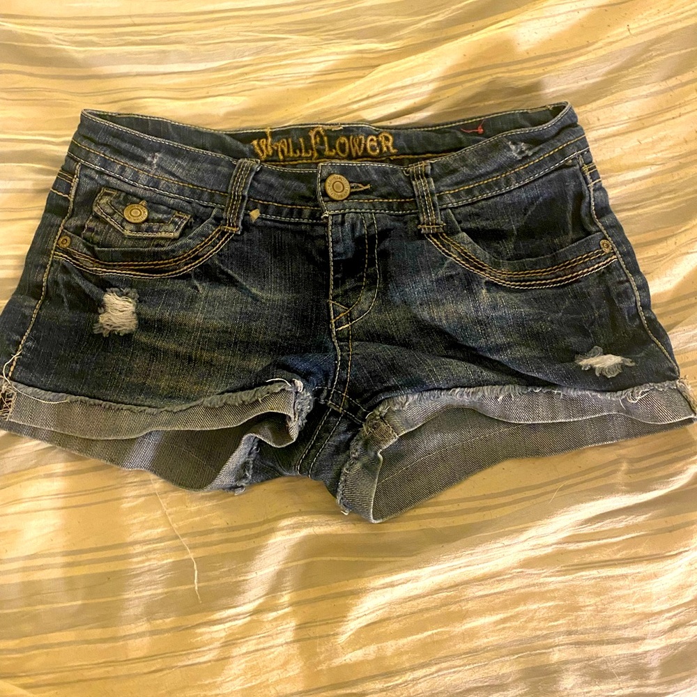 Ripped Jean Shorts - Size 7